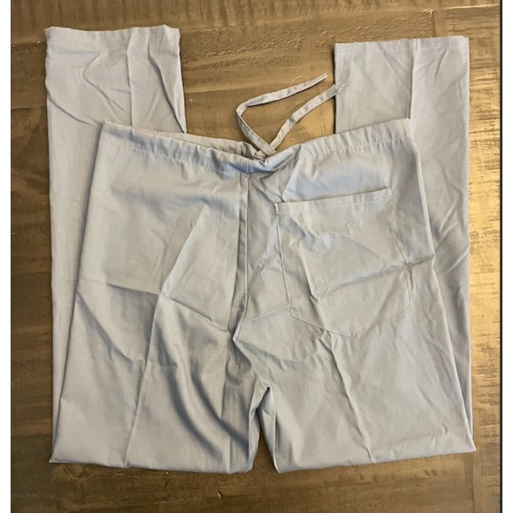 NEW with tags Scrub Pants - Blue Gray Drawstring Sz XS - Picture 2 of 7